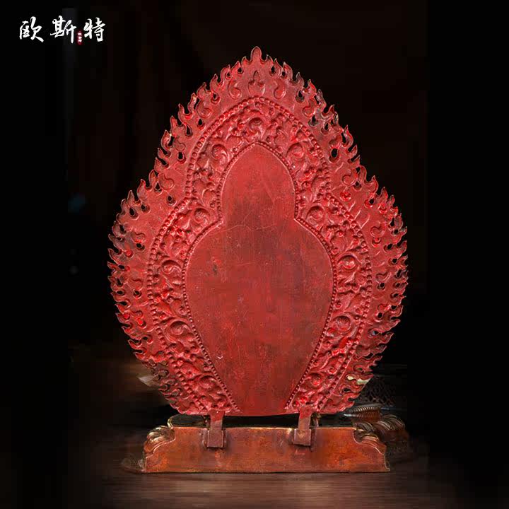 欧斯特 尼泊尔 35.7厘米积光佛母 佛像 摩利支天菩萨佛母佛像