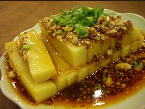 连云港赣榆特产 黄粉 豌豆粉 凉粉 浓浓的乡情 不好找特好吃