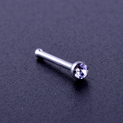 钛钢防过敏镶钻隐形迷你小鼻钉奥地利水晶闪亮鼻钉穿刺饰品