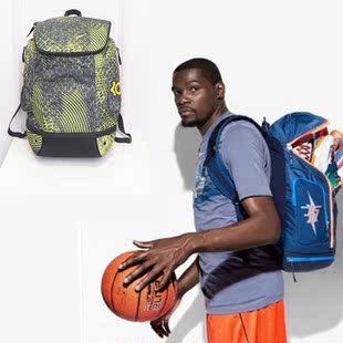 kd杜兰特篮球包蟒蛇纹圆筒包雷霆曼巴书包大容量背包电脑包双肩包