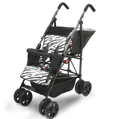 bello双胞胎婴儿推车轻便折叠伞车双人二胎车前后坐婴儿手推车