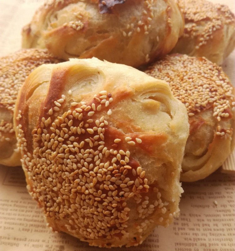 【鲁印良品】单县吊炉烧饼 山东菏泽特产 一份10个特价包邮芝麻饼