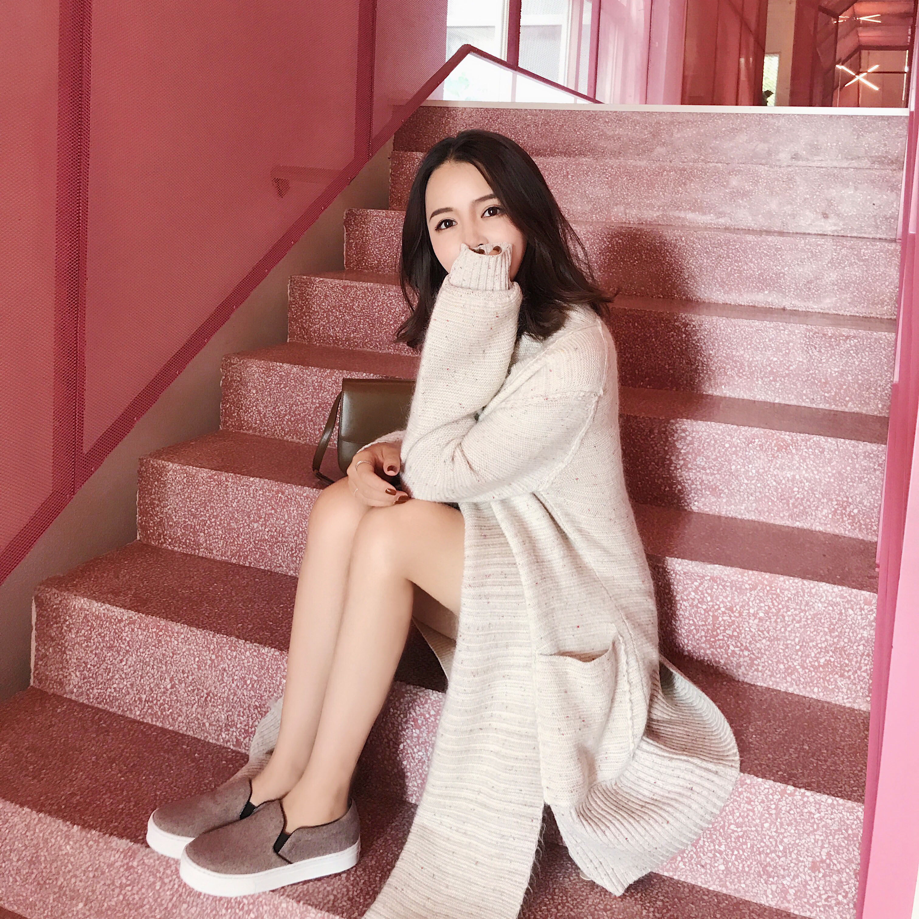 葡萄妈studiolee 超百搭一脚蹬暴走乐福鞋女厚底休闲鞋平底11.11