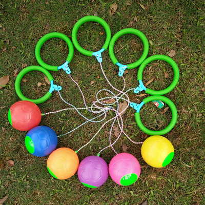 升级发光跳跳球带灯单脚甩球儿童成人健身运动蹦蹦球幼儿园玩具