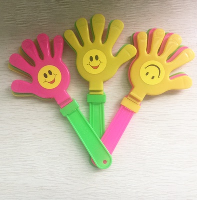 大号拍手器批发小手拍玩具巴掌拍拍手塑料手掌拍手拍掌鼓掌拍厂家