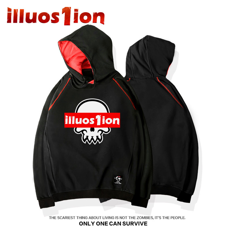 十一宫h1z1双子星卫衣twin大逃杀周边斯祥同款纯棉连帽春秋薄款