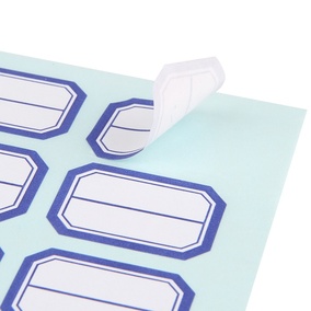 得力7190不干胶自粘性标贴手写标签贴姓名贴 品名贴分类贴23*33mm