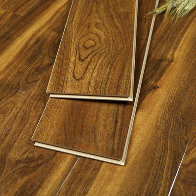 凯厦 强化复合木地板12mm淋漆提琴烤漆高光镜面亮面厂家直销包邮