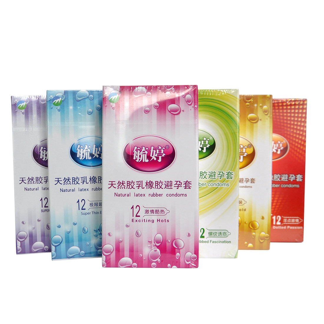 毓婷 避孕套 天然乳胶(激情酷热) 安全套套 成人性用品g点套xz