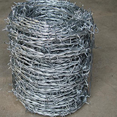 刺绳 带刺铁丝刺绳网防爬刺防盗铁丝刺绳铁蒺藜包塑立柱支架角铁