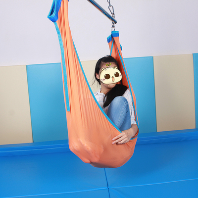 精品 幼儿园儿童感统器材室内吊缆 悬挂布袋布兜吊椅 网缆秋千