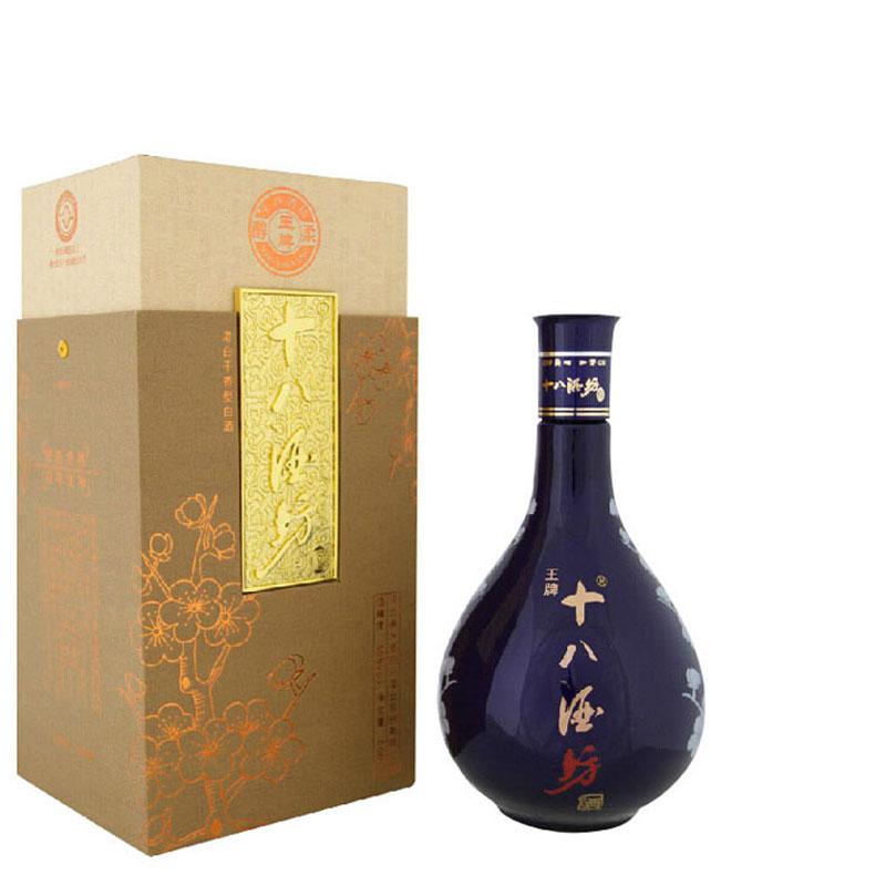 衡水老白乾白酒39度十八酒坊王牌禮品禮盒商務酒單瓶價格整箱特價