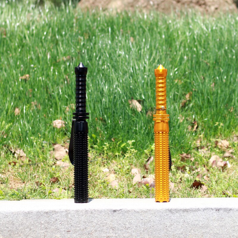 伸缩狼牙棒l2变焦调焦t6/q5强光手电筒氙气灯家用防狼防身器材