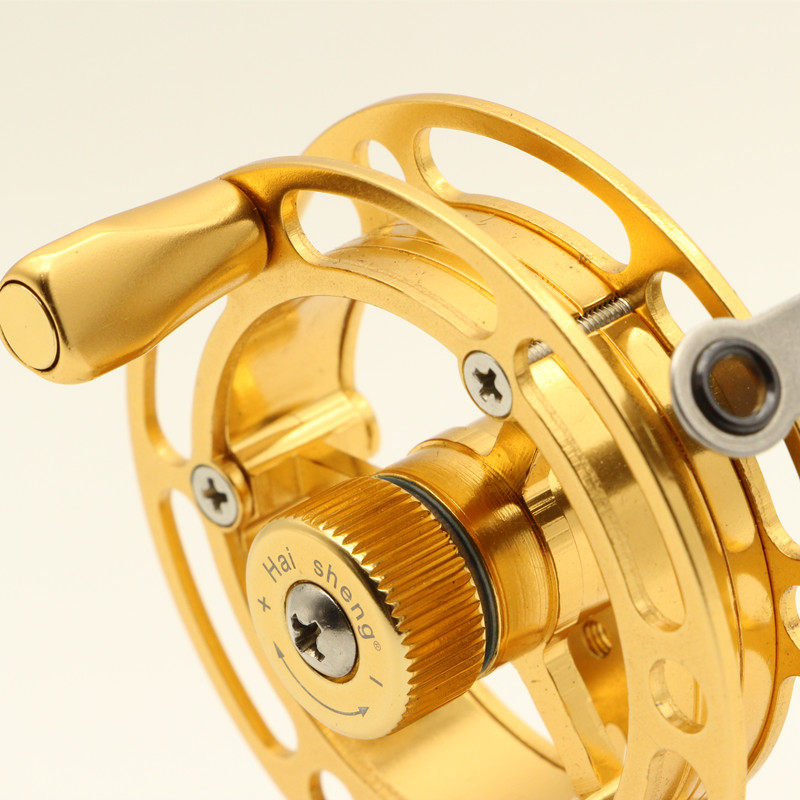 谷峰谷麦轮前打竿专用轮手拨轮风火轮鱼线轮带泄力新款渔轮纺车轮