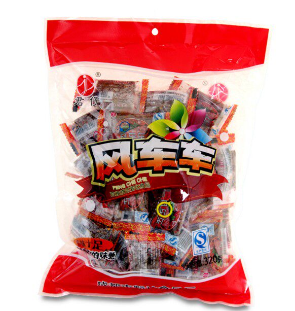 重庆四川8090怀旧麻辣小吃零食风车车素大刀肉辣条45个特价包邮促