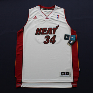 正品篮球服青年刺绣款迈阿密热火队绰号雷阿伦allen篮球衣运动服