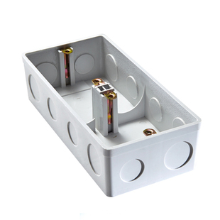 曼科开关插座面板底盒86型暗盒墙壁开关插座暗装接线盒双底盒