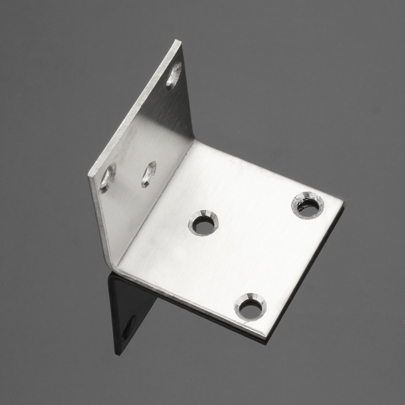 加厚不锈钢角码家具五金90度直角连接配件角铁隔断固定支架层板托