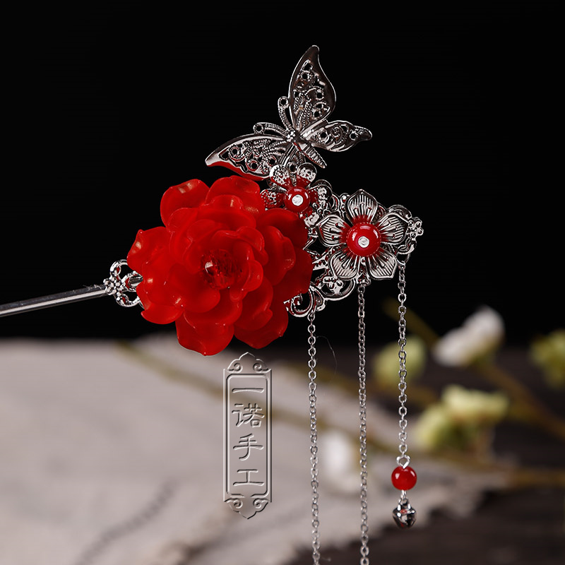 古典饰品复古发簪古风簪子 古代步摇流苏古装头饰女汉服发饰