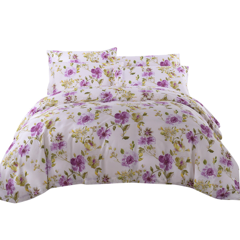 雅芳婷床上用品 奥地利摩登丝套件 莫代尔天丝床品五件套1.8m床