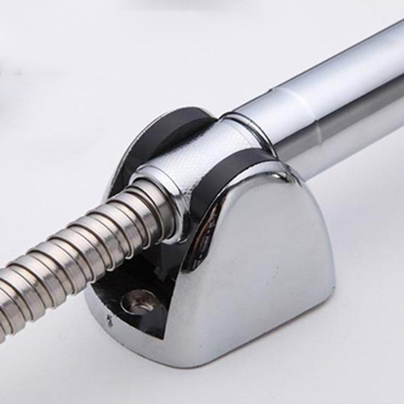 卫浴太空铝喷头手持花洒支架固定挂钩墙座浴室淋浴软管花洒座_爱酷商