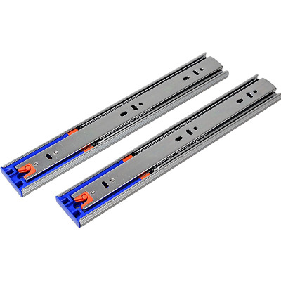 星徽加厚抽屉轨道3节抽屉滑轨 阻尼缓冲三节轨道 滑道导轨三节轨