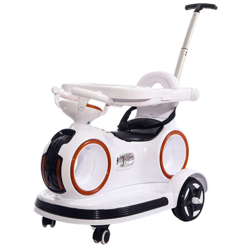 儿童电动推车婴儿室内宝宝可坐四轮遥控玩具车小孩摇摇摆车带音乐
