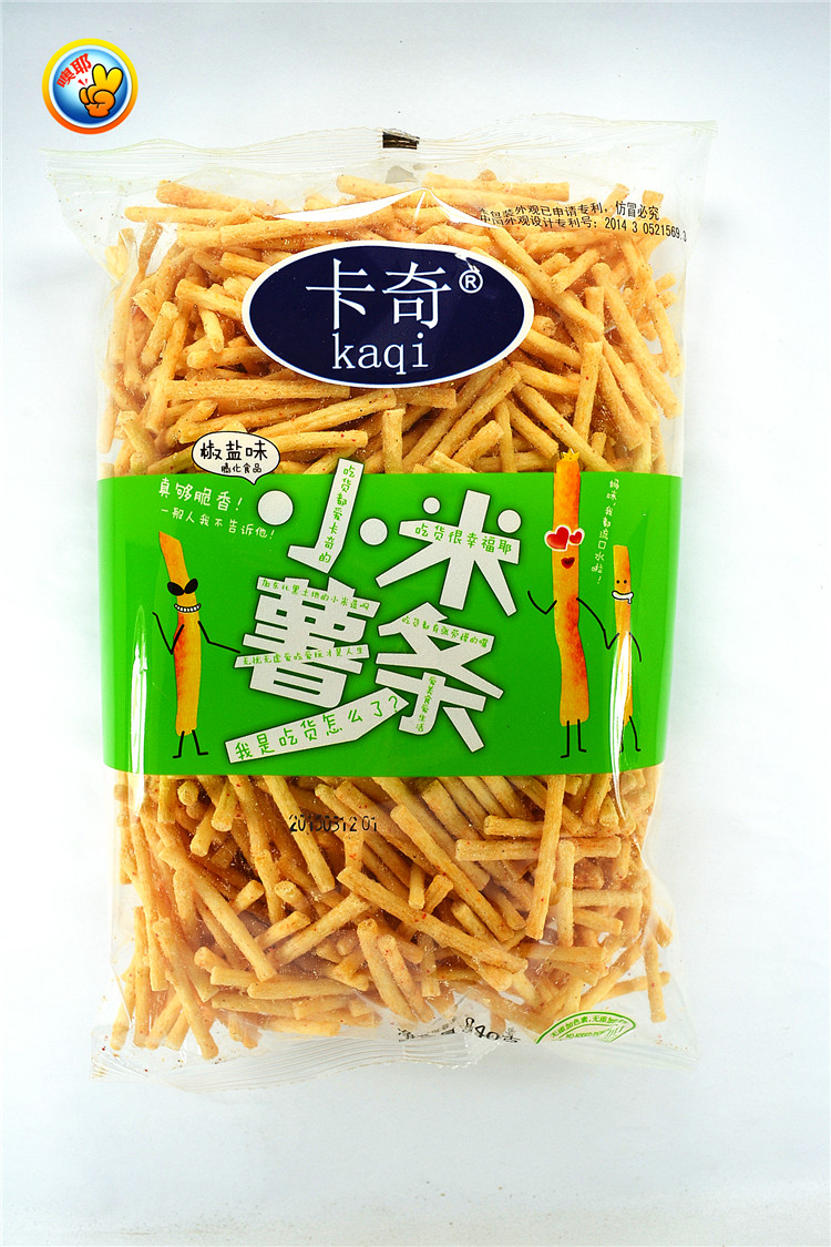 新品上市 沈阳特产 卡奇小米薯条 椒盐味 番茄味240g 包邮