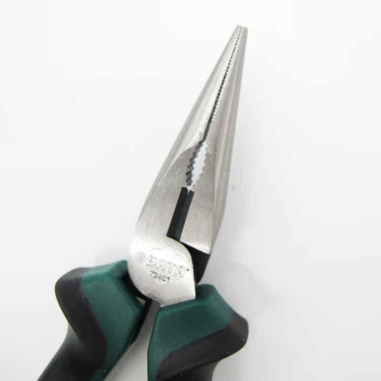 世达工具工业级省力尖咀钳72401加长尖嘴钳子尖头钳多功能72402