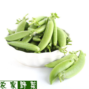 新鮮甜豆 豌豆蜜豆 豆莢 綠色有機養生蔬菜 脆嫩香甜同城配送500g