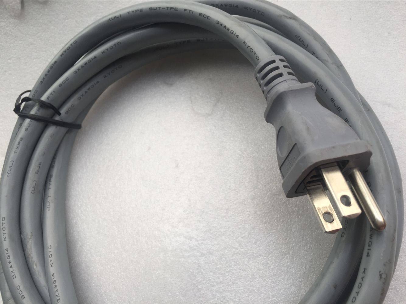 无氧铜电源线kyoto发烧线滤波器 功放大电流美标紫铜尾电源线