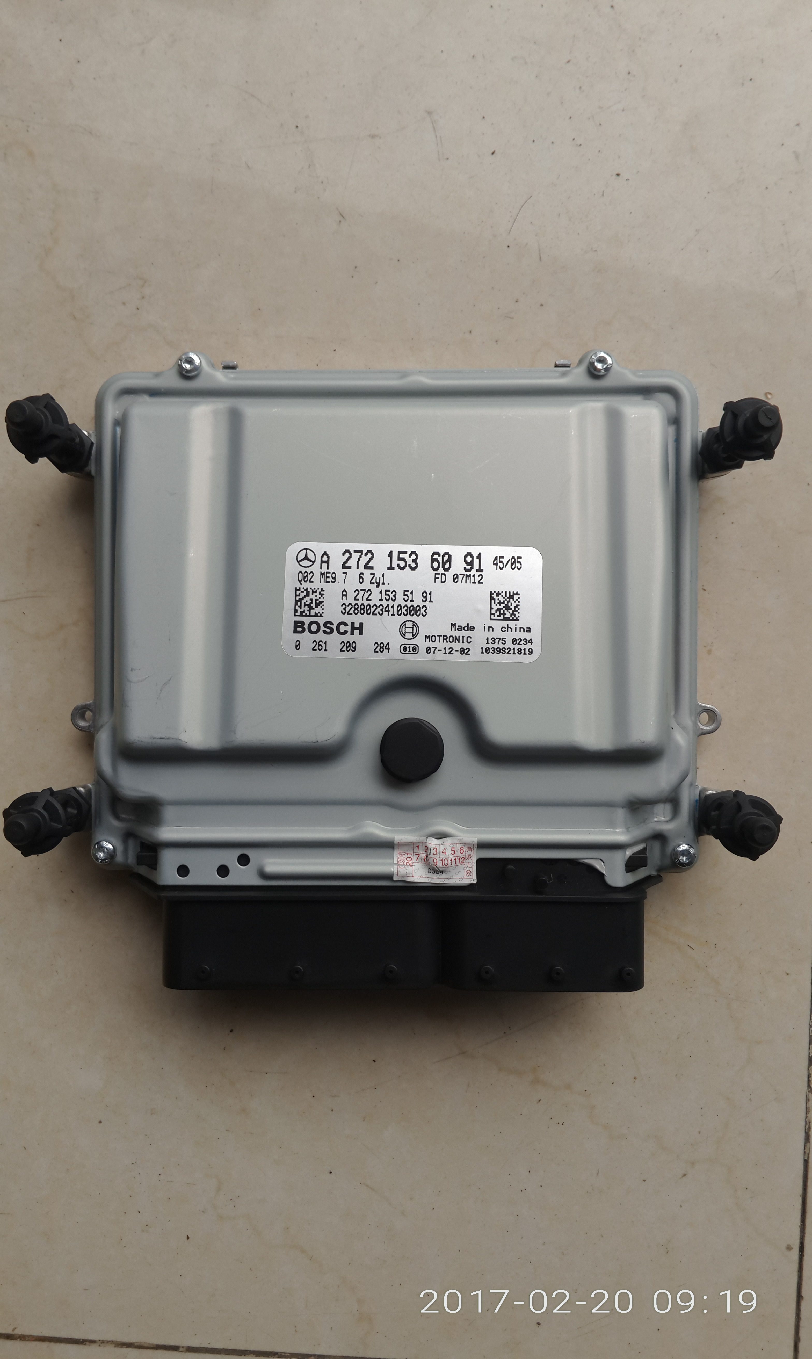 benz奔驰272发动机电脑板 包编程 包装车 包好用