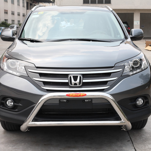 本田crv前后保险杠 12-14款汽车改装不锈钢前护杠 勇士正品