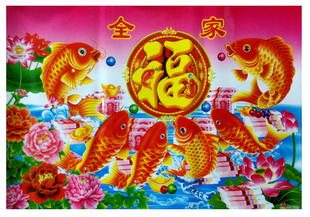 鑫龙墙画年画,方云香墙画_大山谷图库