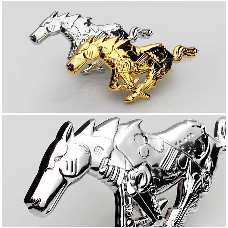 福特野马车标 新蒙迪欧改装标 野马中网标 福克斯车身贴 侧标尾标