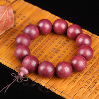 天然巴西紫玫瑰紫罗兰手串紫芯苏木玫瑰木佛珠6-20mm无染色