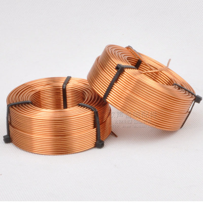 0mm本色空心无氧铜电感线圈高纯度4n发烧音箱分频器铜线圈订做