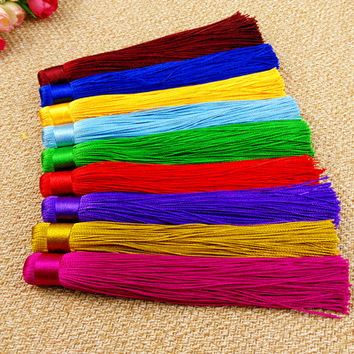 车挂穗子特大号 彩色流苏 手工编织配件流苏线车饰包挂汽车挂件穗