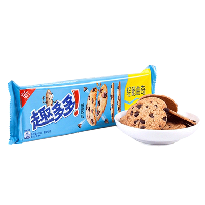 亿滋 趣多多曲奇饼干大块巧克力浓醇咖啡味216g