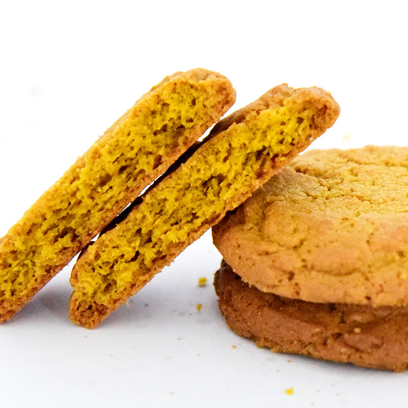 【天猫超市】正中如意苦荞酥饼麦香味 花生味组合早餐糕点零食