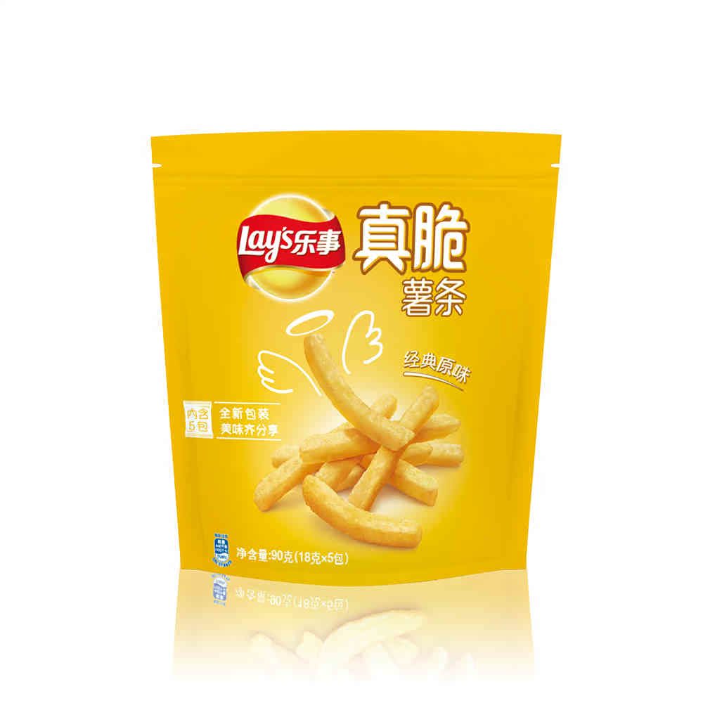 【天猫超市】lay's/乐事真脆薯条原味90g 番茄味90g休闲膨化零食