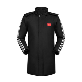 国家队运动大衣男士冬季加厚保暖棉衣中国队中长款防风训练外套