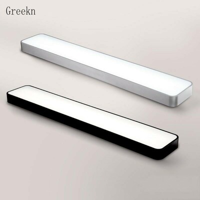 办公室led吸顶灯餐厅客厅灯简约现代服装店照明灯长条形日光灯具