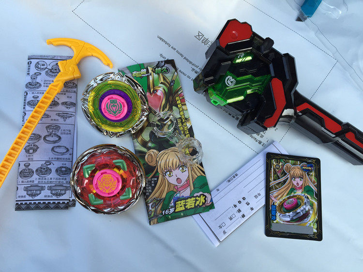 正版奥迪双钻战斗王飓风战魂3冰凌圣碟s聚合体蓝若冰陀螺玩具套装