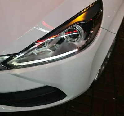 一汽骏派a70天使眼大灯/骏派a70大灯/led日行灯/q5双光透镜氙气灯
