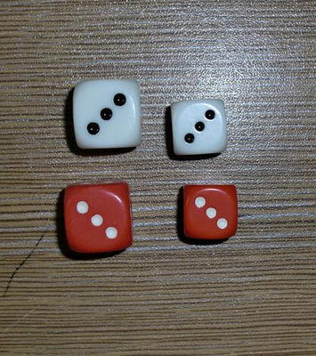 全自动麻将机配件色子麻将机圆角骰子大色子筛子甩子10/12mm 一颗