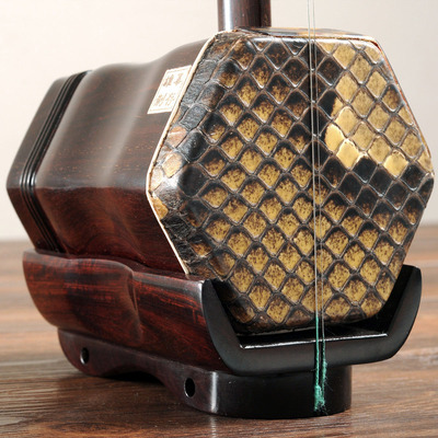 小叶紫檀二胡 龙韵传统纯手工艺制 吉品演奏收藏级红木二胡乐器