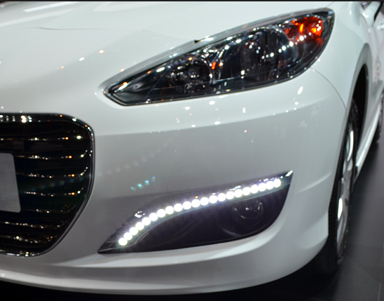 原厂款标致308led日行灯 原厂原装 308原车配套 高亮日间行车灯