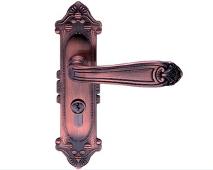 archie雅洁as2051-h4105c红古青古铜k金色木门房门防火门插芯门锁