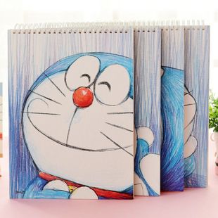 新款韩国创意卡通a4活页素描本空白涂鸦本手绘画本速写本写生本包